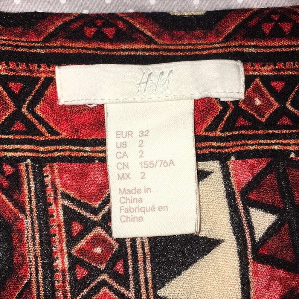 Tribal Print Tank Top - Picture 3 of 3